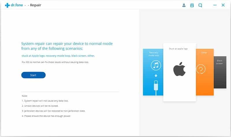 dr.fone System Repair (iOS)