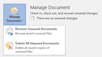 recover deleted Word documents