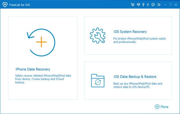 FoneLab WhatsApp data recovery for iOS