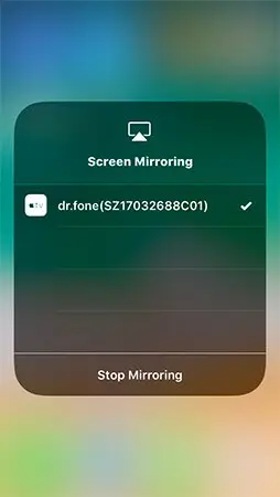 dr.fone recorder mirroring