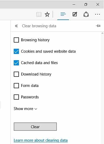 Delete Download History on Microsoft Edge