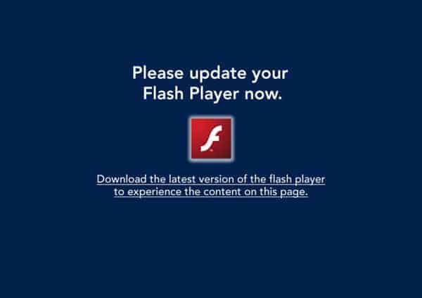 Update Flash Player to Fix No Sound on YouTube