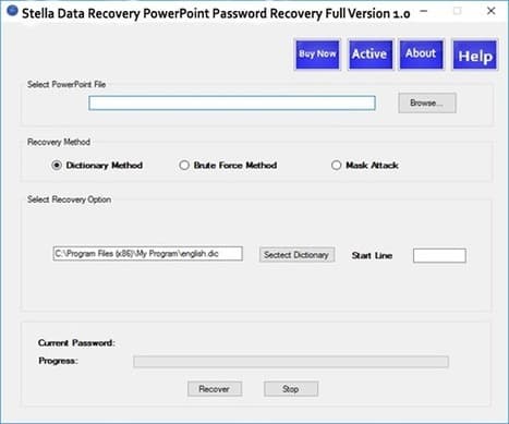 Stella PPT Password Recovery