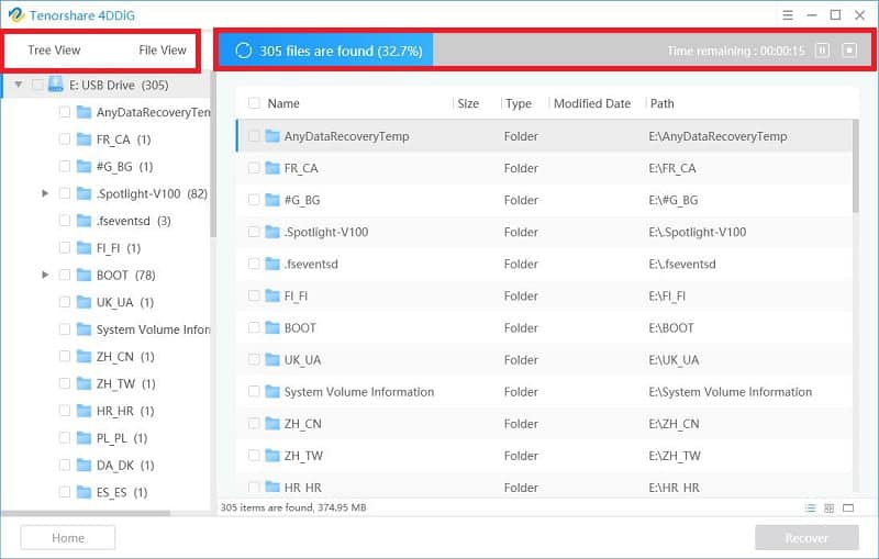 scan external hard drive