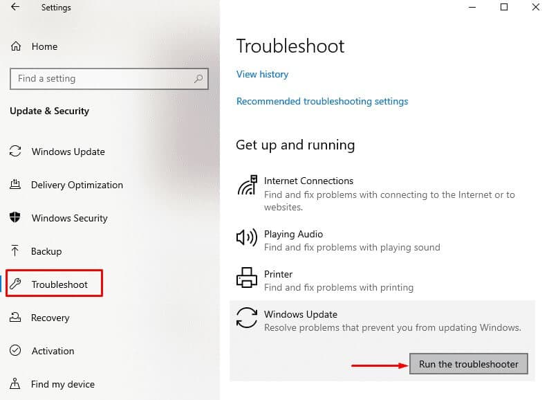 Fix 0x800706ba with Windows Troubleshoot