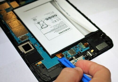 Check Battery to Fix Samsung Tablet Frozen