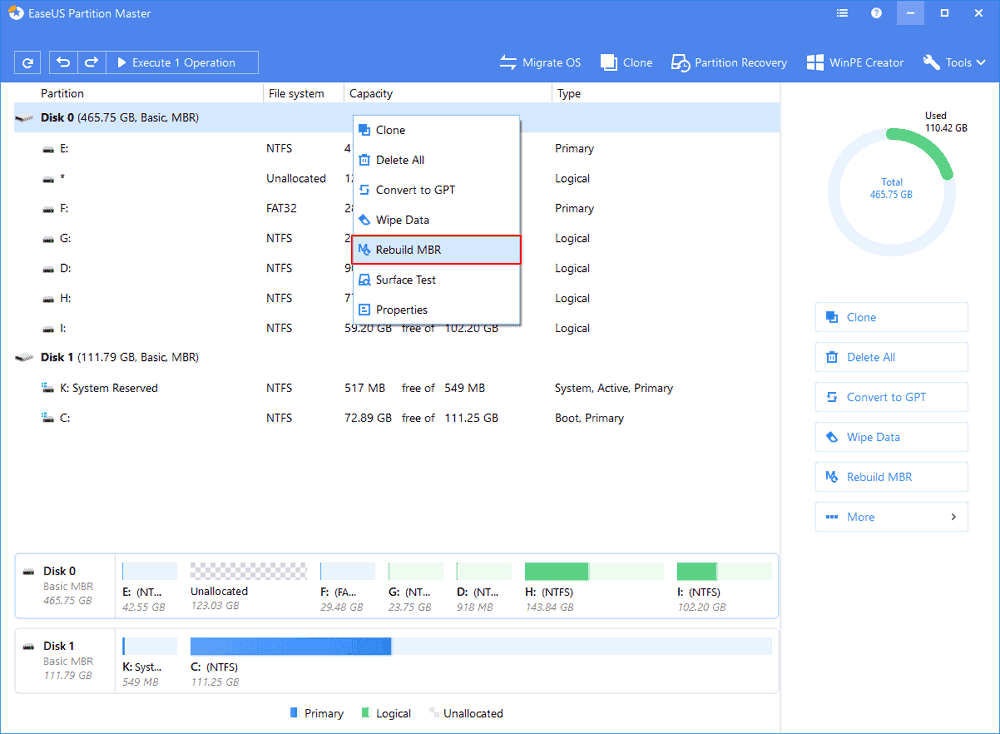 EaseUS Partition Master