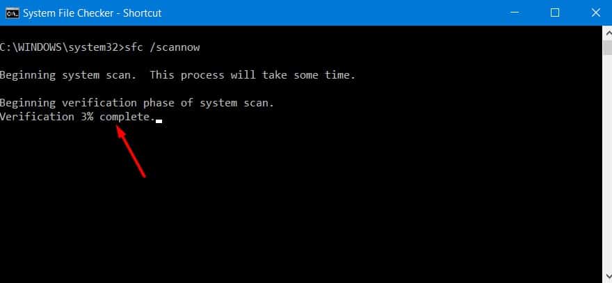 Fixing Page_Fault_In_Nonpaged_Area by SFC scan