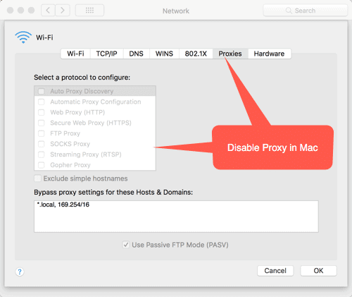 Check the settings of your LAN