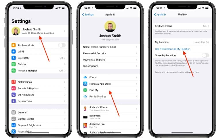 Prevent location access to iMessage and Find My Friends on the iPhone