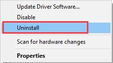 Update the driver of your laptop's touchpad