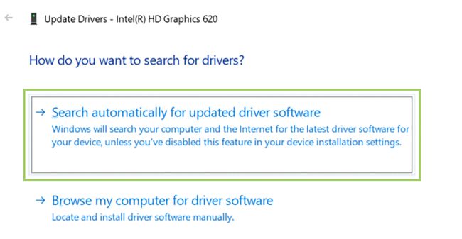 Update the drivers of the computer