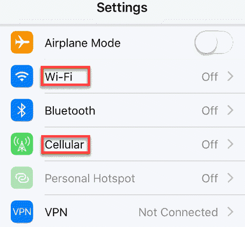 Troubleshoot network problems on iPhone