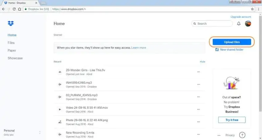 How to compress a video for email by Dropbox