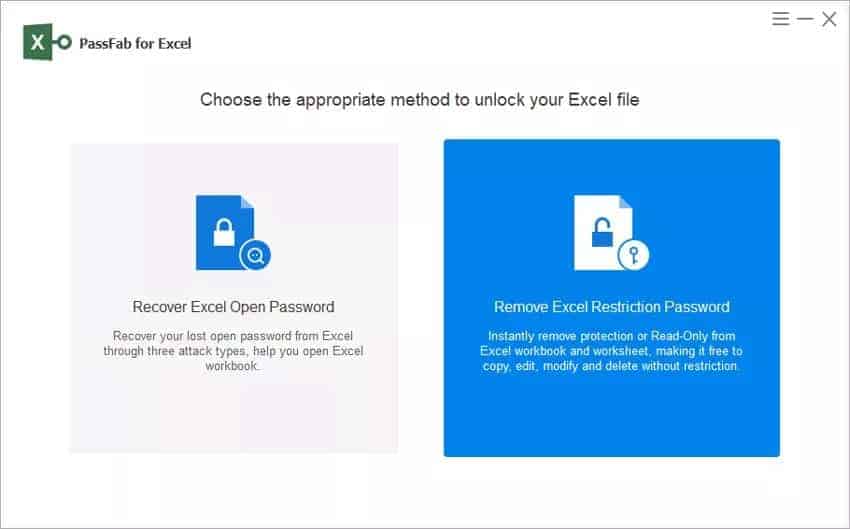 PassFab for Excel