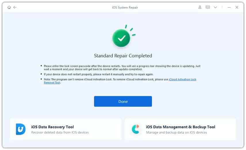 Fix iPhone Stuck on Preparing Update with Tenorshare ReiBoot