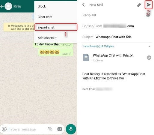 WhatsApp export more than 40000 messages – is it possible?