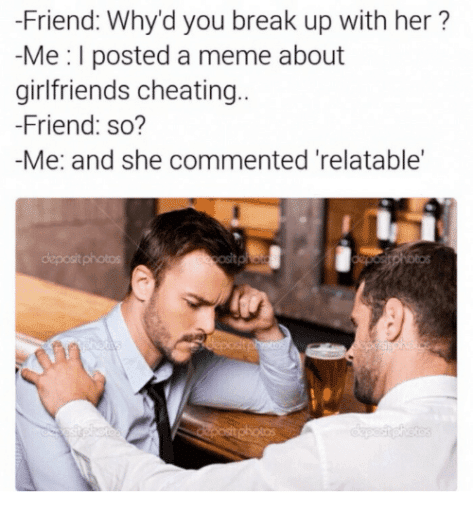 Cheating Girlfriend Memes 19