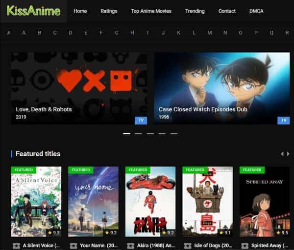 Kissanime.ru Anime Websites Online