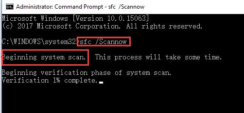 sfc /scannow