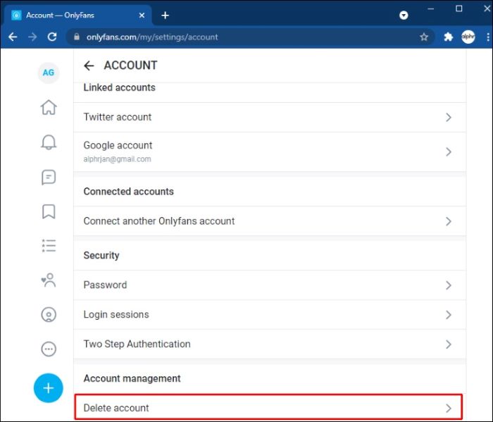 How to Delete OnlyFans Account Using Your PC