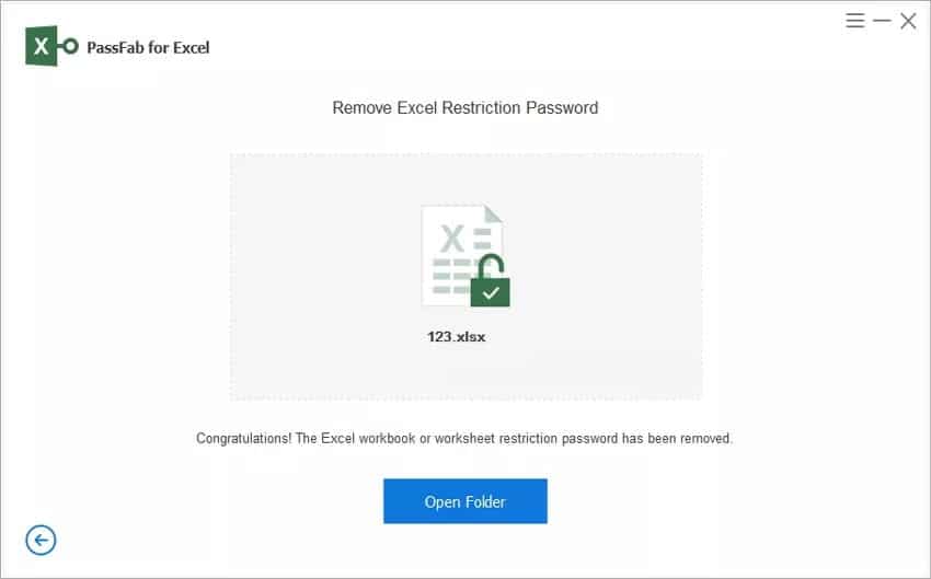 Remove Restriction Password using PassFab