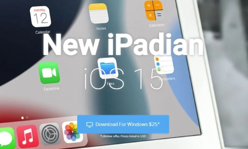 iPadian iPhone Emulator for Windows 10