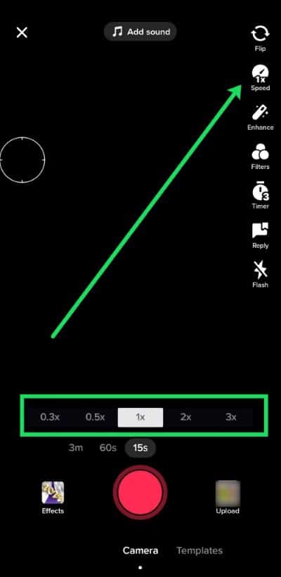 TikTok Speed Settings