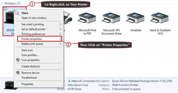 Printer Properties