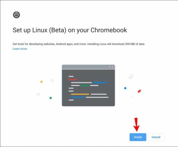 Install Linux on Chromebook