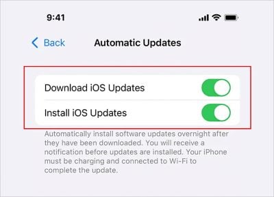 Install iOS Updates