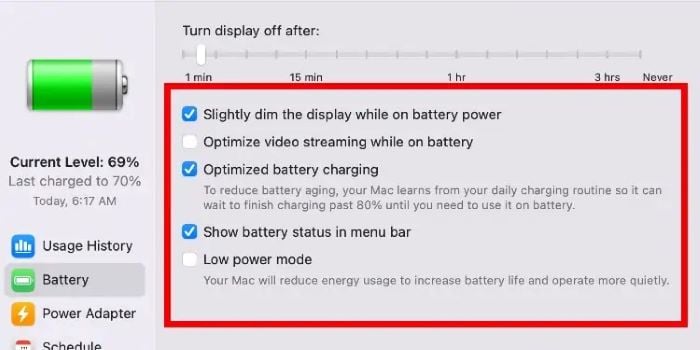 Switch Off the  Automatic Graphics Switching 