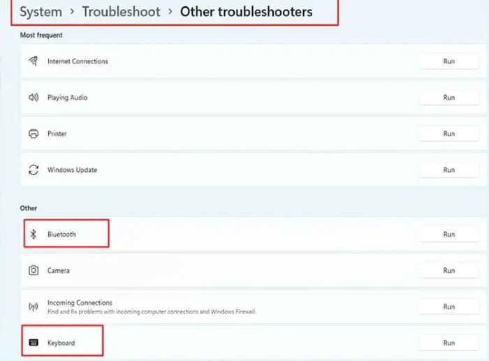 Use the Troubleshooter 