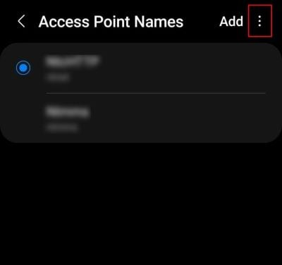 Reset the Name of the Access Point For Android